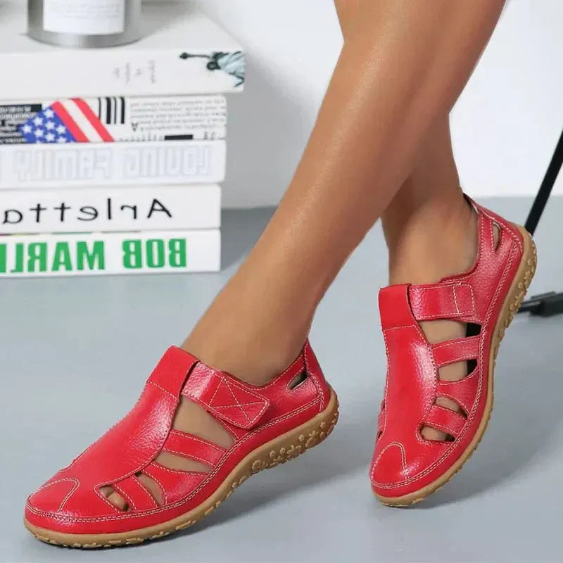 Women's Open-Toe Dress Sandals with Adjustable Ankle Strap