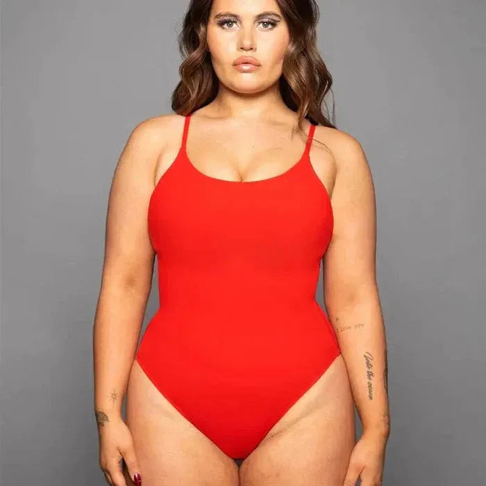 Women's Shaping One-Piece Swimsuit Slimming Body Shaper Bathing Suit