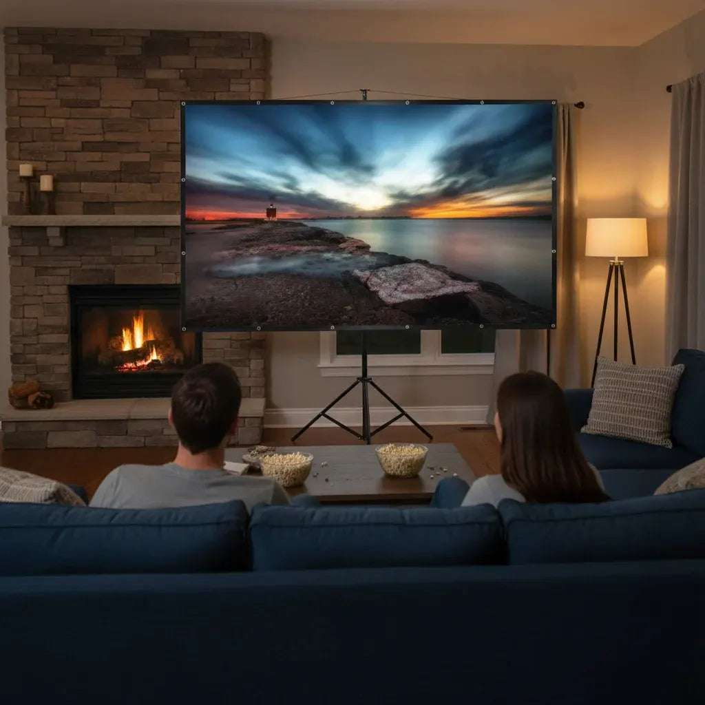100-Inch Foldable Portable Projector Screen Large Format