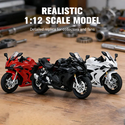 1:12 Scale Diecast Alloy Motorcycle Model Display