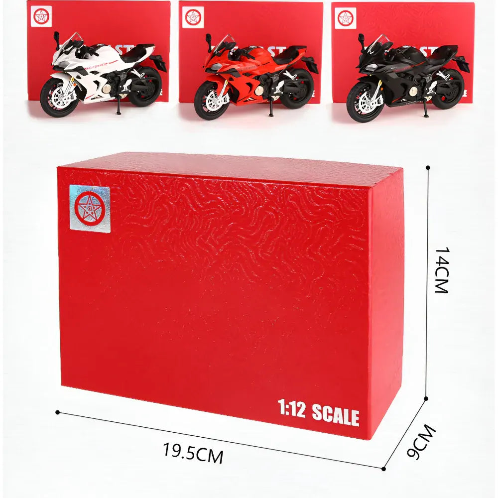 1:12 Scale Diecast Alloy Motorcycle Model Display