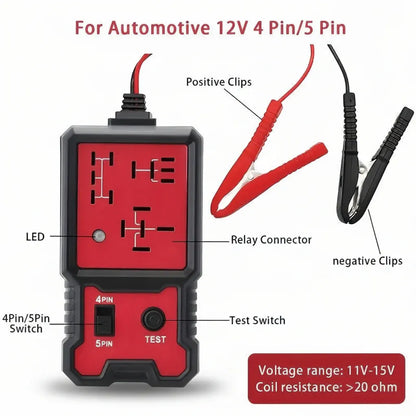 12V LED Automotive Battery & Relay Voltage Test Tool