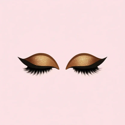 3-in-1 Reusable False Eyelashes with Eyeliner Eyeshadow Makeup Stickers