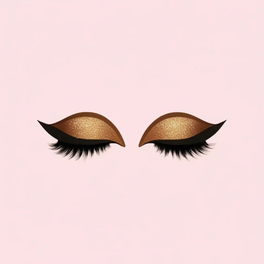 3-in-1 Reusable False Eyelashes with Eyeliner Eyeshadow Makeup Stickers