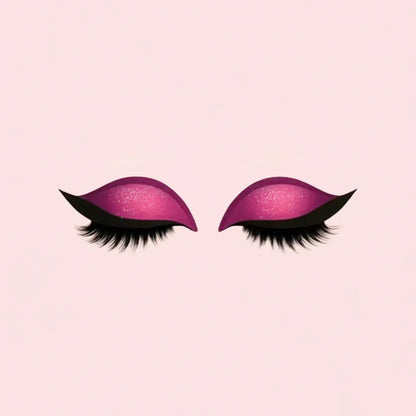 3-in-1 Reusable False Eyelashes with Eyeliner Eyeshadow Makeup Stickers