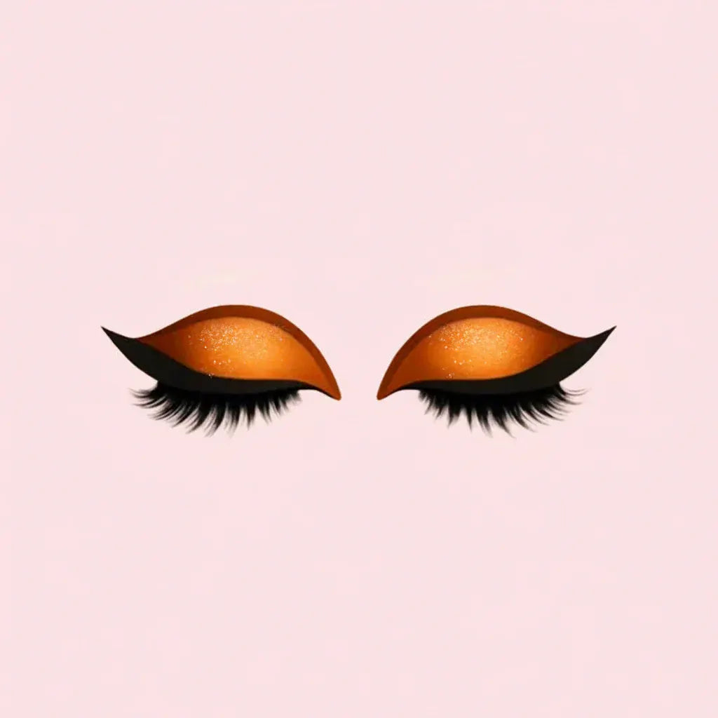3-in-1 Reusable False Eyelashes with Eyeliner Eyeshadow Makeup Stickers