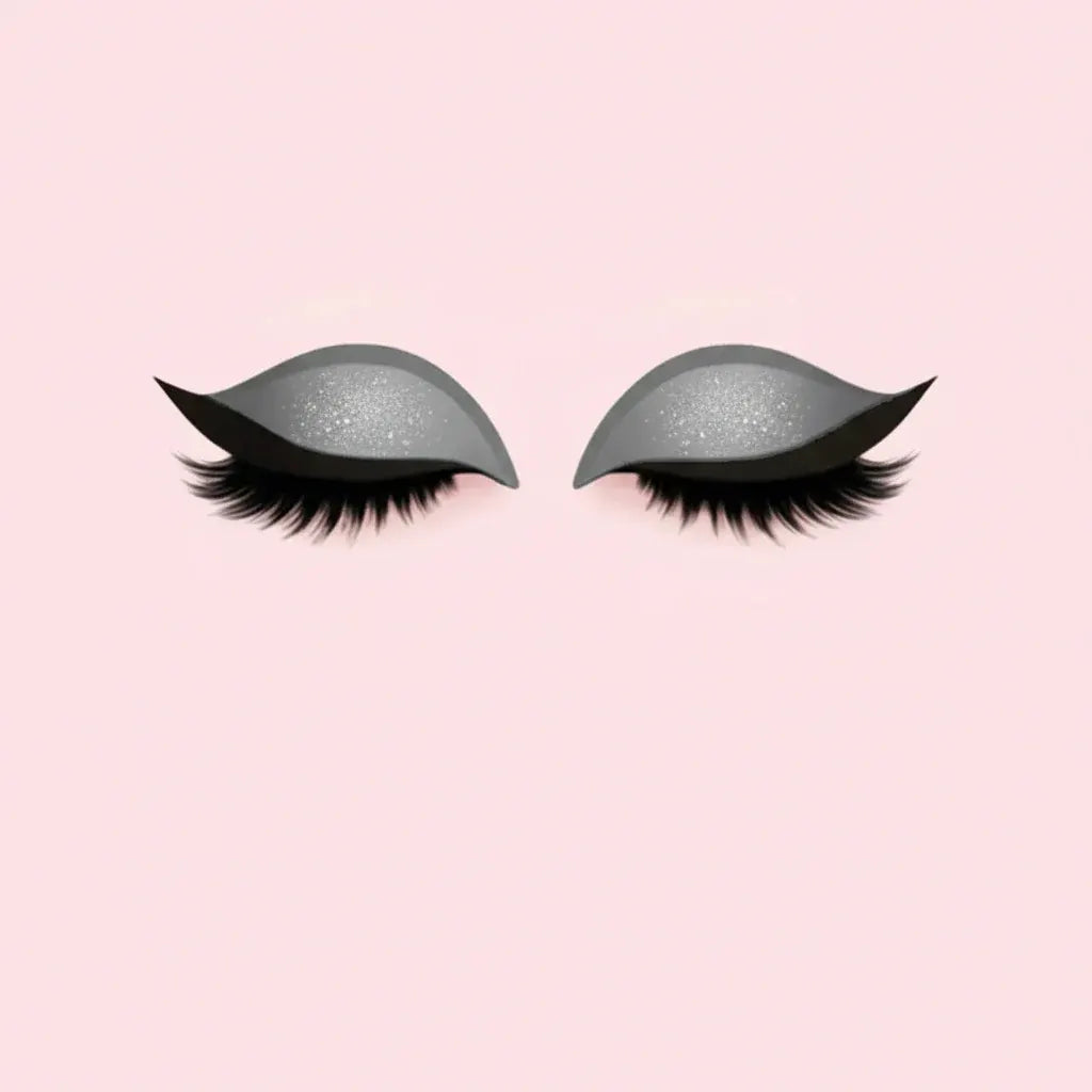 3-in-1 Reusable False Eyelashes with Eyeliner Eyeshadow Makeup Stickers
