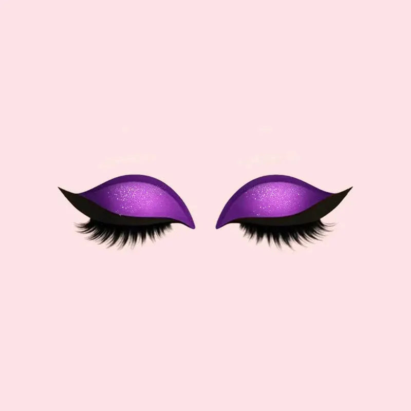 3-in-1 Reusable False Eyelashes with Eyeliner Eyeshadow Makeup Stickers