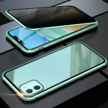 360° Anti-Spy Privacy Tempered Glass Phone Case Cover