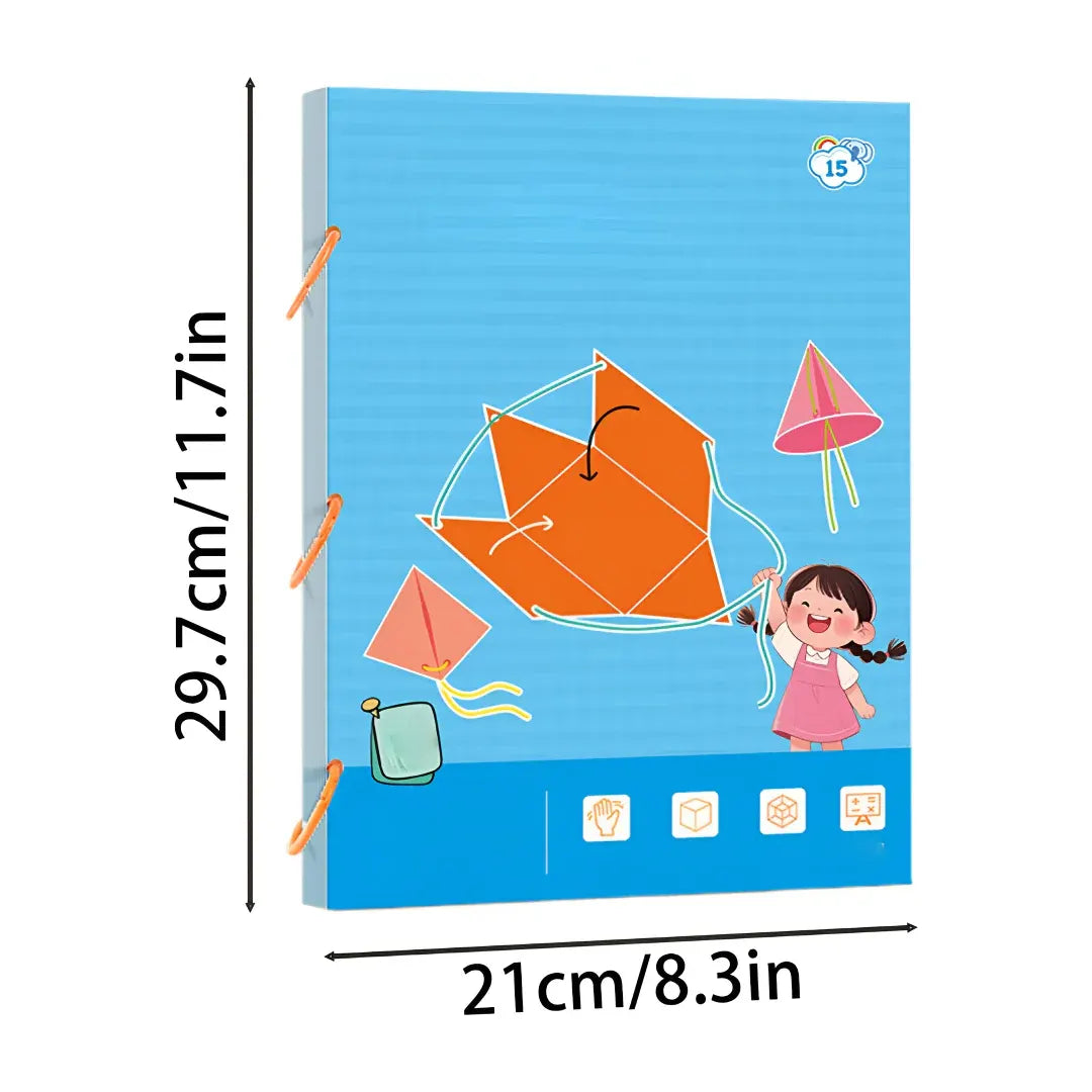 3D Geometric Shapes Puzzle Learning Kit for Kids