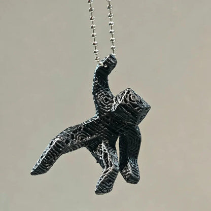3D Printed Rocky Astronaut Space Charm Keychain