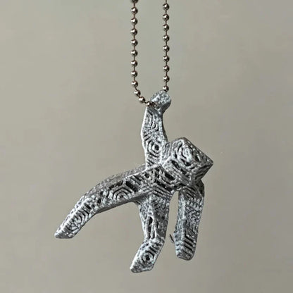 3D Printed Rocky Astronaut Space Charm Keychain
