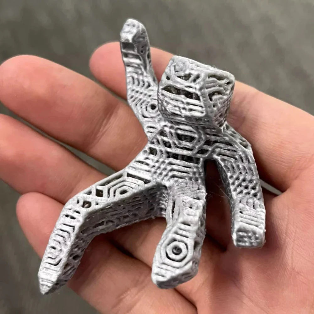 3D Printed Rocky Astronaut Space Charm Keychain