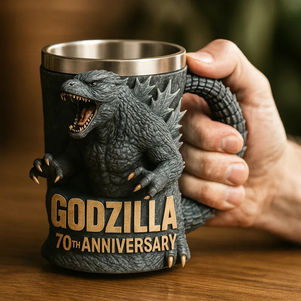 3D Sculpted Monster Figure Ceramic Coffee Mug Drinkware