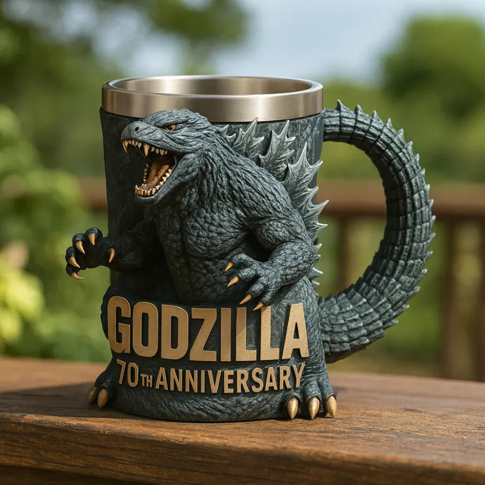 3D Sculpted Monster Figure Ceramic Coffee Mug Drinkware