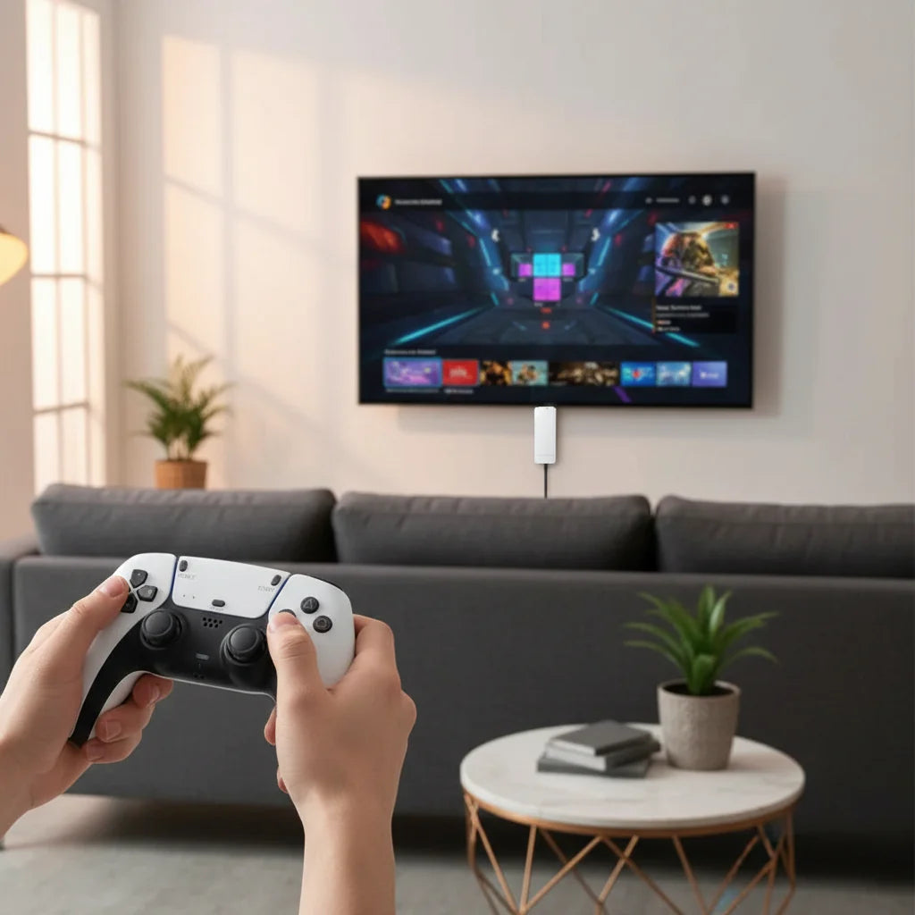 4K Retro Wireless Gaming Console Stick with Controllers