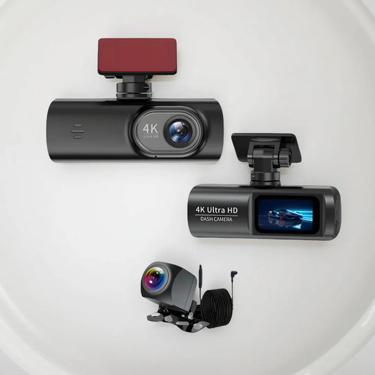 4K Ultra HD WiFi Dash Camera with GPS and Night Vision for Vehicles