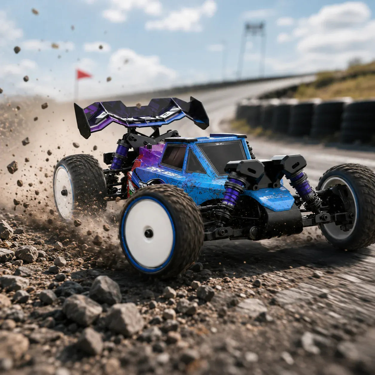 4WD Off-Road RC Racing Truck with Remote Control