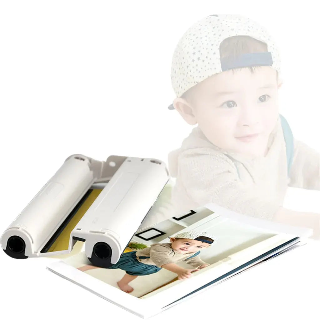 4x6 Photo Paper Refill Pack for Smartphone Printers - Replacement Cartridge