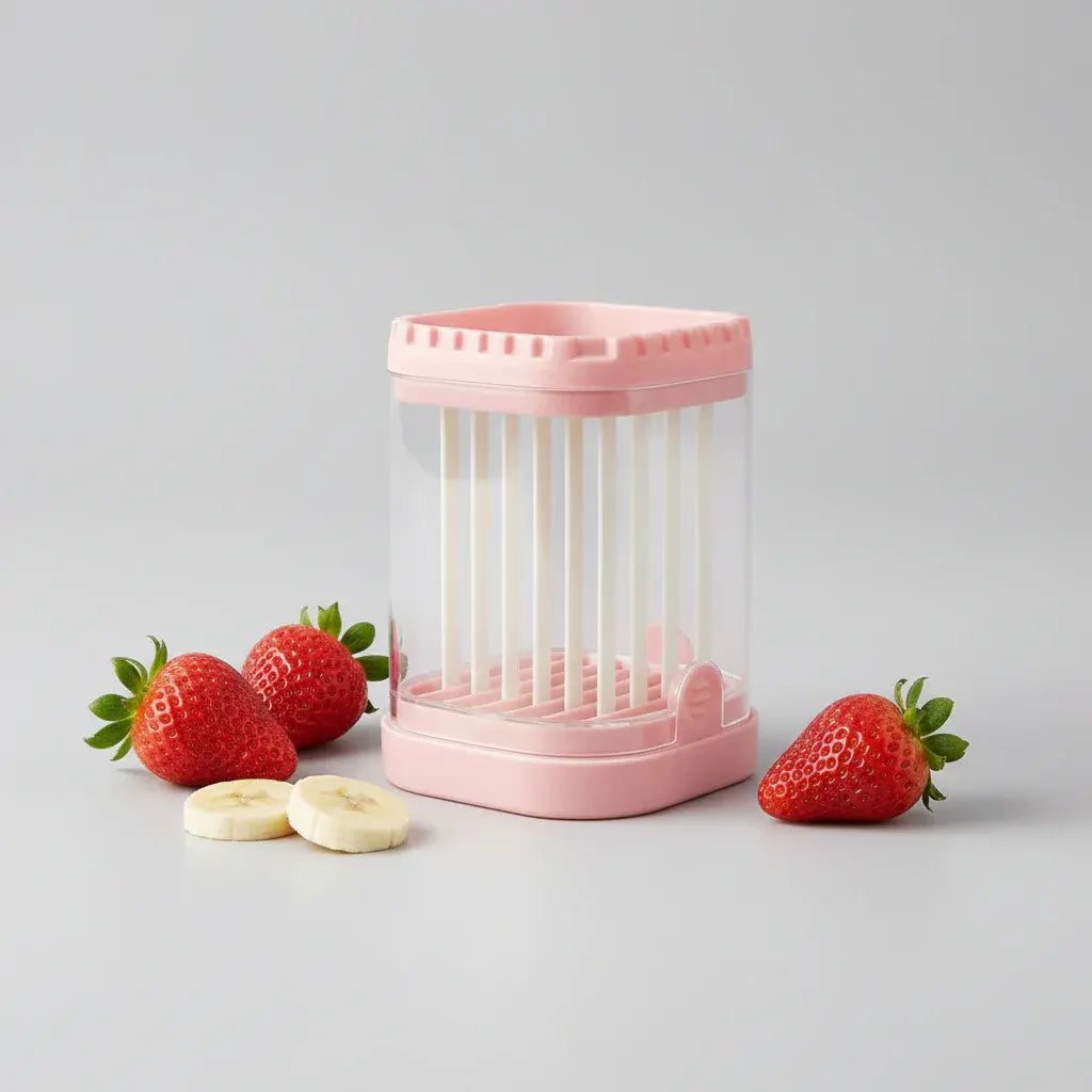 8-Blade Strawberry Cutter Fruit Salad Slicer Tool