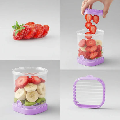 8-Blade Strawberry Cutter Fruit Salad Slicer Tool