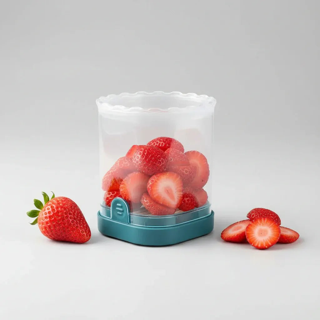 8-Blade Strawberry Cutter Fruit Salad Slicer Tool
