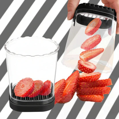 8-Blade Strawberry Cutter Fruit Salad Slicer Tool
