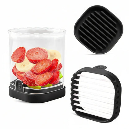 8-Blade Strawberry Cutter Fruit Salad Slicer Tool