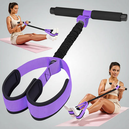 Ab Wheel Roller with Resistance Band Core Fitness Trainer