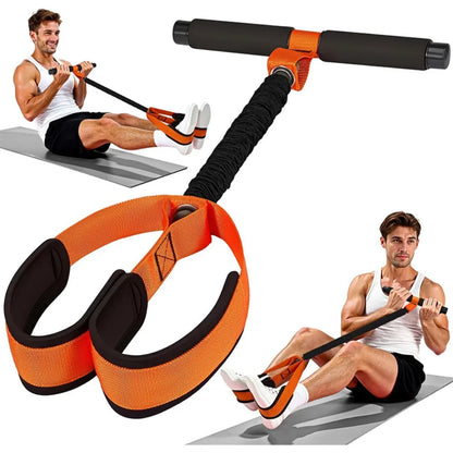 Ab Wheel Roller with Resistance Band Core Fitness Trainer