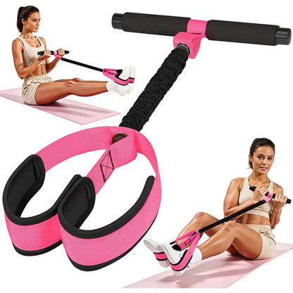 Ab Wheel Roller with Resistance Band Core Fitness Trainer