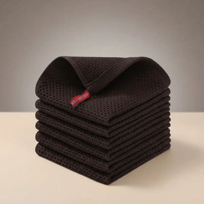 Absorbent Honeycomb Waffle Weave Cotton Dish Cloth Set