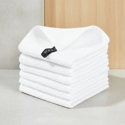 Absorbent Honeycomb Waffle Weave Cotton Dish Cloth Set