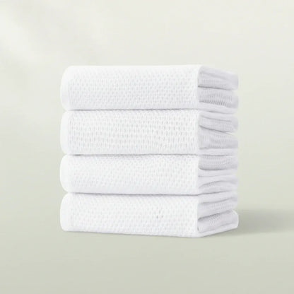 Absorbent Honeycomb Waffle Weave Cotton Dish Cloth Set