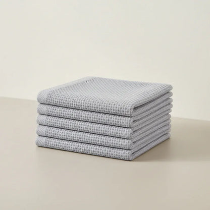 Absorbent Honeycomb Waffle Weave Cotton Dish Cloth Set