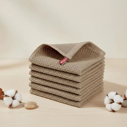Absorbent Honeycomb Waffle Weave Cotton Dish Cloth Set