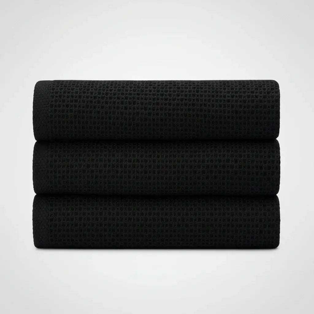 Absorbent Honeycomb Waffle Weave Cotton Dish Cloth Set