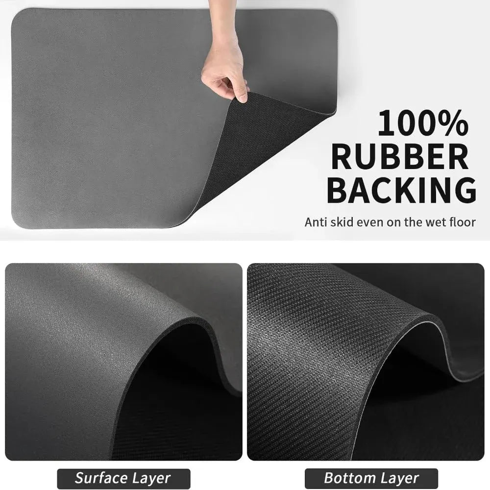 Absorbent Kitchen Counter Drying Mat for Dishes