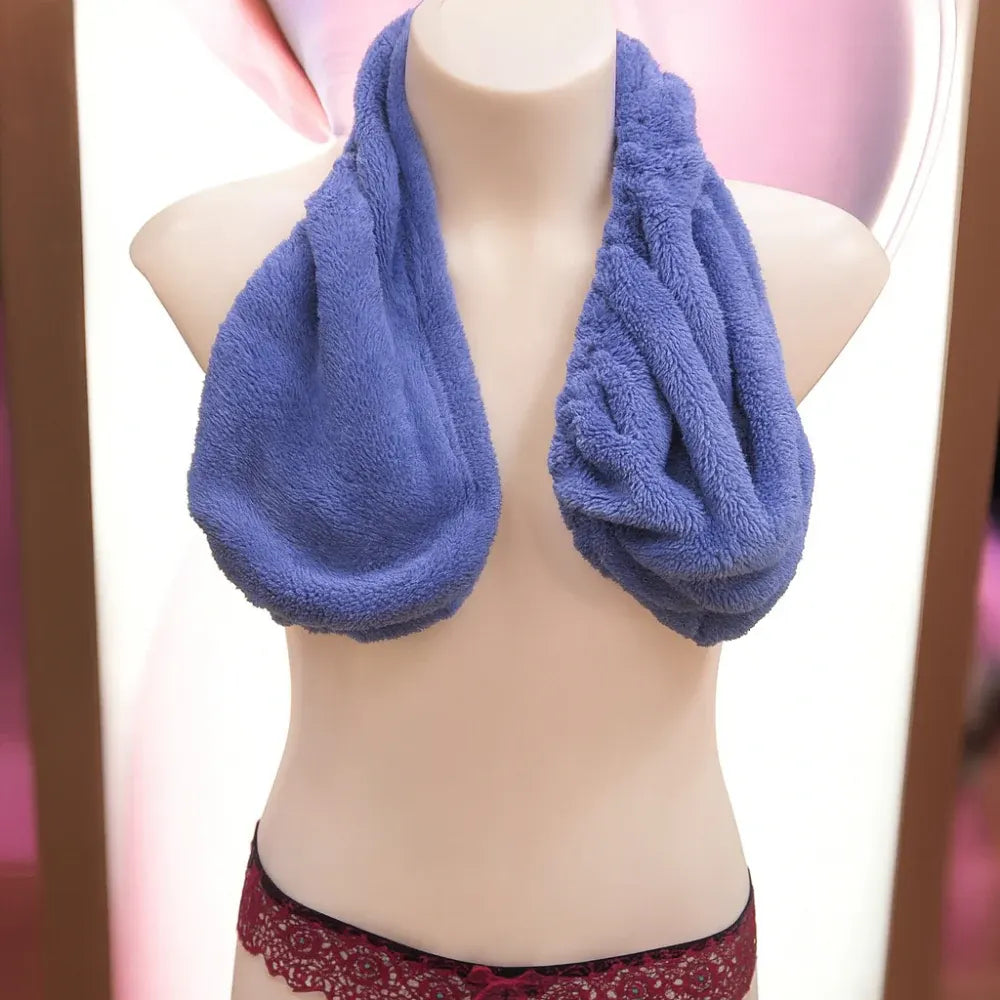 Absorbent Sweat-Wrap Bra Towel Chest Cover Lounge Wear