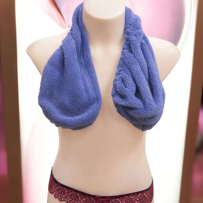 Absorbent Sweat-Wrap Bra Towel Chest Cover Lounge Wear