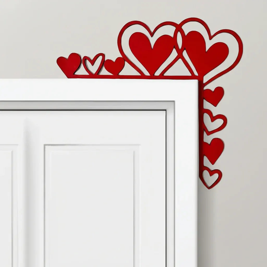 Acrylic Heart-Shaped Mirror Wall Sticker Decorative Frame Decor