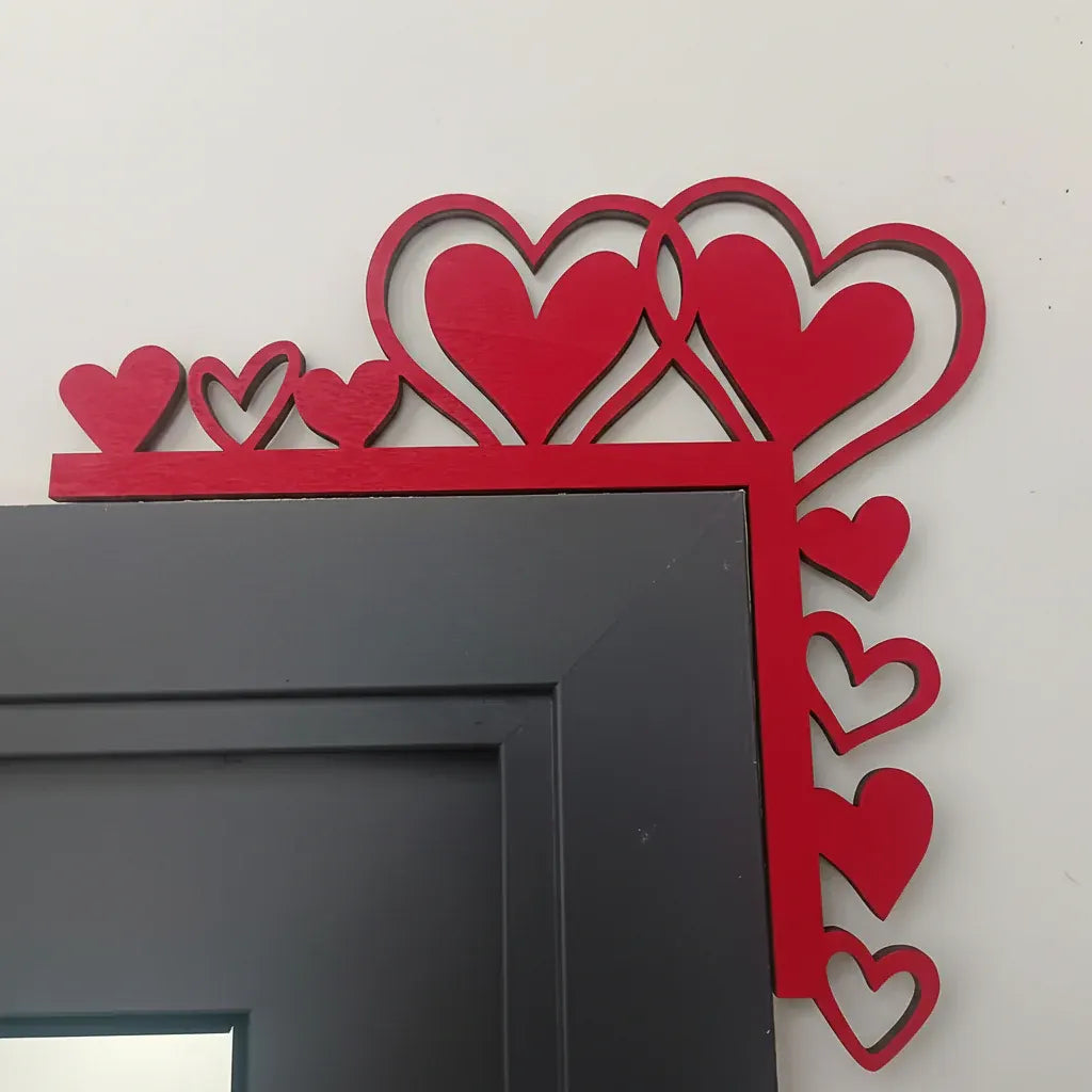 Acrylic Heart-Shaped Mirror Wall Sticker Decorative Frame Decor