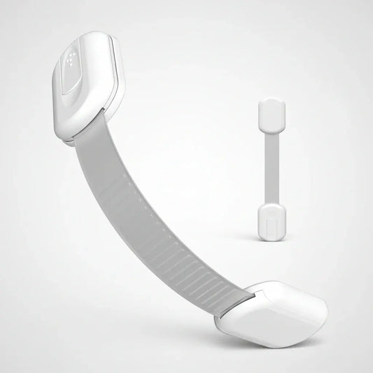 Adhesive Baby Proofing Strap Locks for Cabinet Doors and Drawers