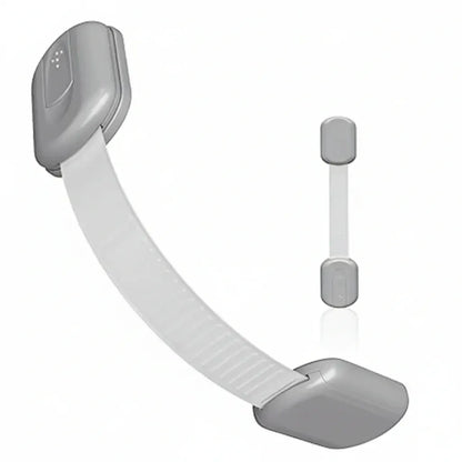 Adhesive Baby Proofing Strap Locks for Cabinet Doors and Drawers