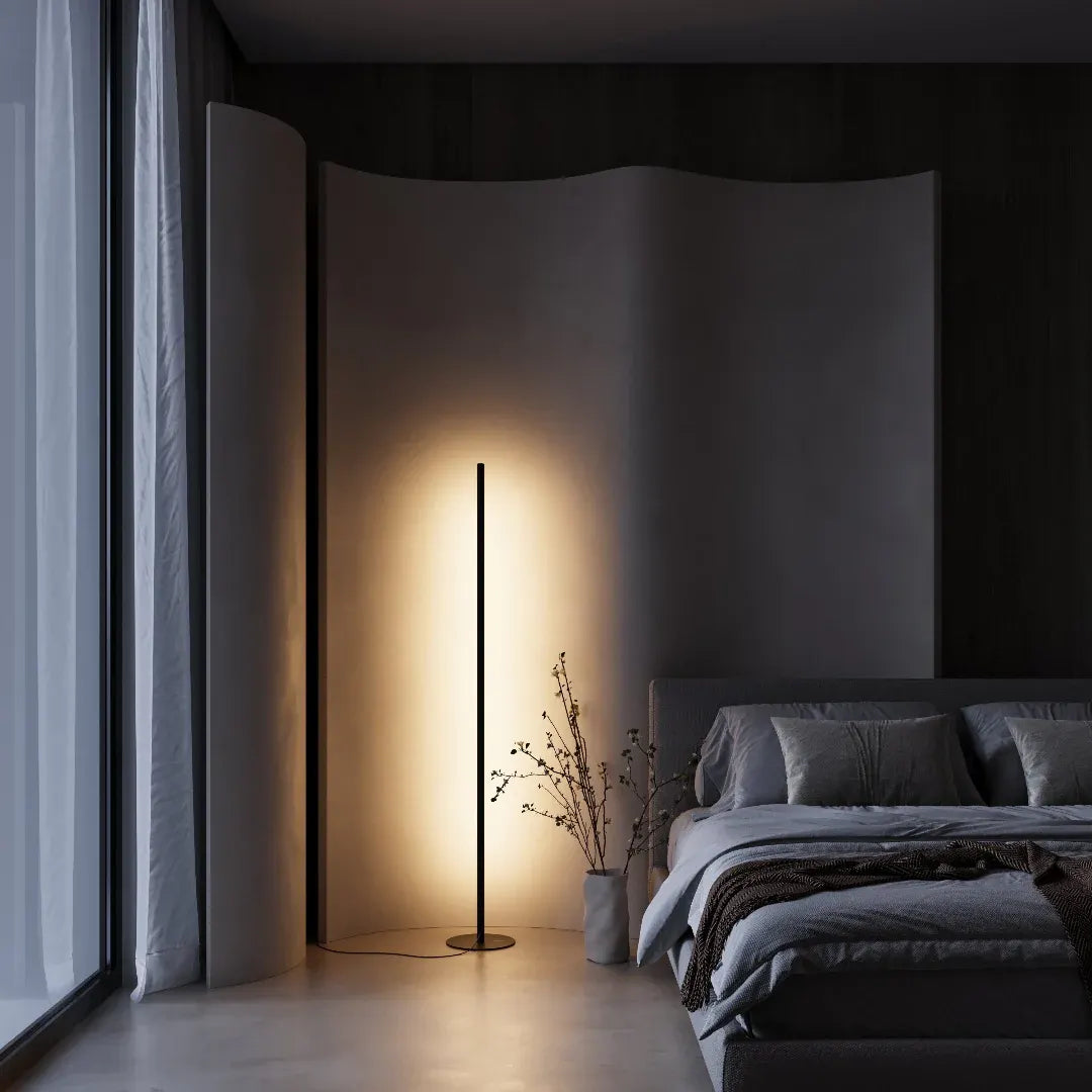 Adjustable Arc LED Floor Lamp with Dimmable Modern Design