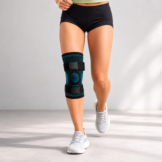 Adjustable Compression Knee Sleeve with Support Stabilizer