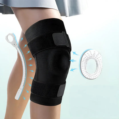 Adjustable Compression Knee Sleeve with Support Stabilizer