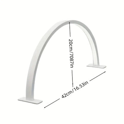 Adjustable Crescent Moon LED Desk Lamp - USB Metal Design