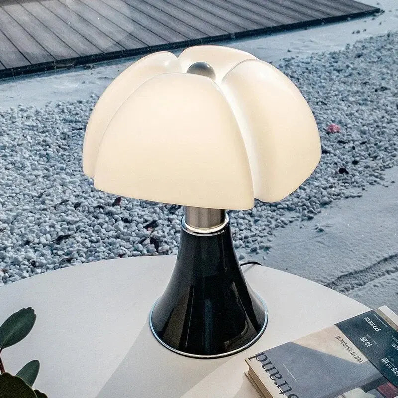 Adjustable Dimmable Floral Steel LED Table Lamp