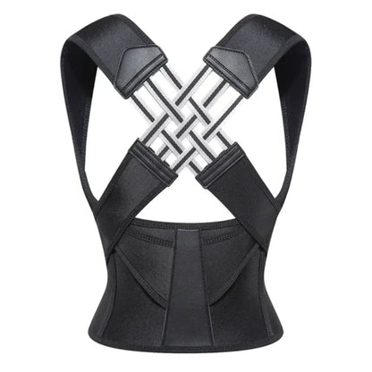 Adjustable Elastic Back Brace for Shoulder Support and Posture Correction